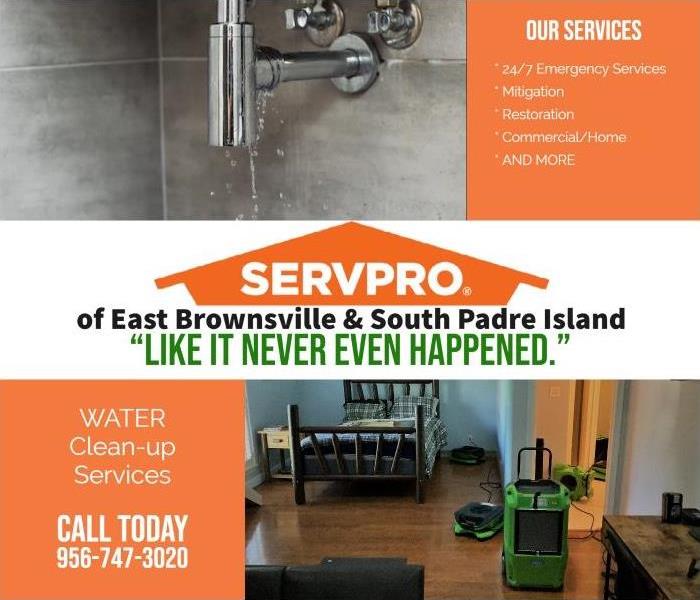 water damage in home with equipment set up for mitigation SERVPRO equipment set up in bedroom home services 